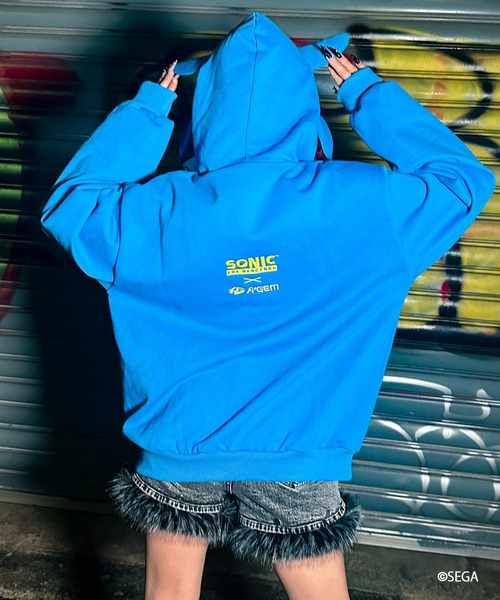 A'gem（エージェム） パーカー A'GEM/9 × .kom METAL SONIC ZIP UP