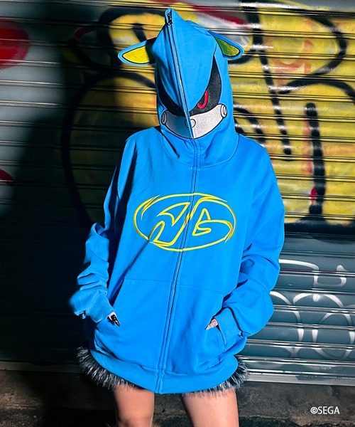 A'gem（エージェム） パーカー A'GEM/9 × .kom METAL SONIC ZIP UP