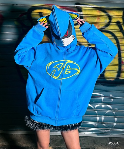 A'gem（エージェム） パーカー A'GEM/9 × .kom METAL SONIC ZIP UP