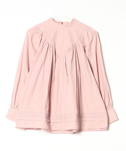 ボーダーズアットバルコニーブラウス GATHER SHIRT TUNIC36 ボーダーズ