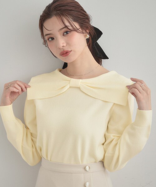 Couture Brooch（クチュール ブローチ） ニット セーター 「着映え