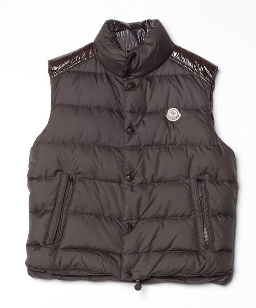 遊休品モンクレール Moncler ダウンベスト MONCLER（モンクレール） ダウンベスト - ブラウン メンズ : ZOZOTOWN