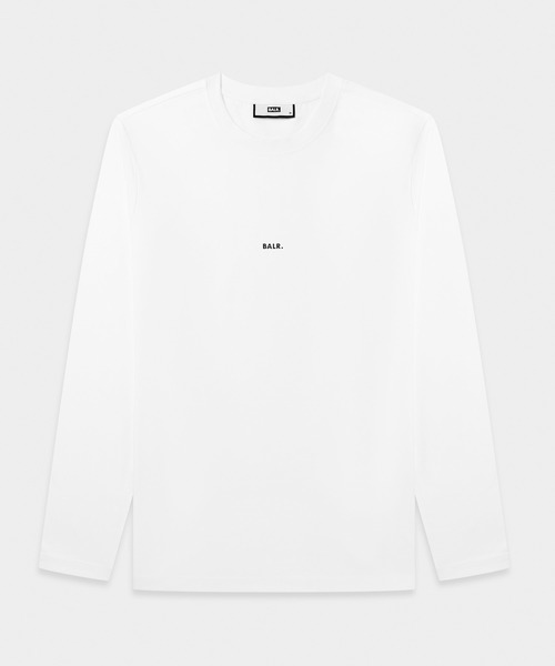 BALR. ロング T-SHIRT白ｓサイズ　B1111.1012 BALR.（ボーラー） 長袖Tシャツ SMALL ホワイト メンズ : ZOZOTOWN