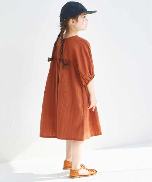 「pairmanon」 「KIDS」半袖ワンピース 90 レッド キッズ_画像9