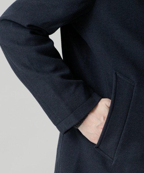 「NANO universe」 ピーコート S ネイビー メンズ_画像7
