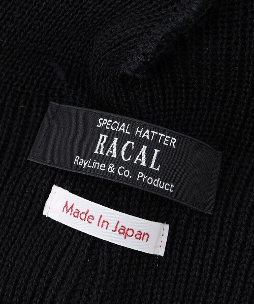 「RACAL」 ニットキャップ フリ- ブラック メンズ_画像3