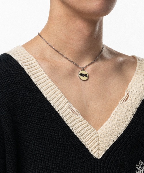 KAMIYA ネックレス WAVY KAMIYA” Charm Necklace メンズ : ZOZOTOWN