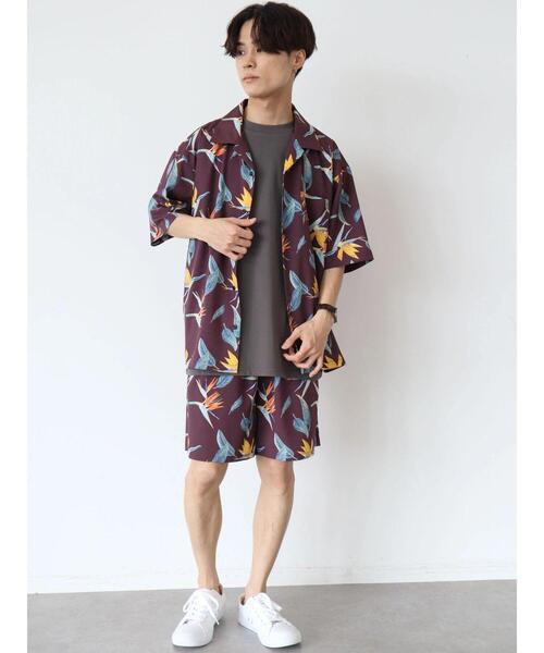 「CRAFT STANDARD BOUTIQUE」 半袖シャツ LL ブラウン メンズ_画像9