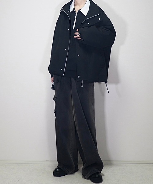 「Loose/ルース」 スウェットカットソー M ブラック メンズ_画像9