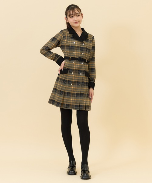 「REDYAZEL」 長袖ワンピース SMALL ブラウン系その他 レディース_画像5