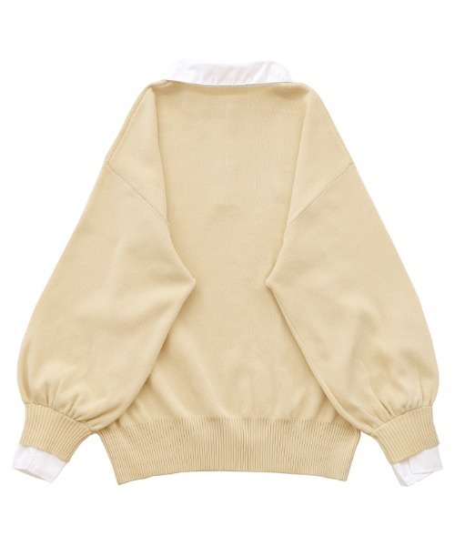 「select MOCA」 長袖ニット FREE チャコールグレー レディース_画像2