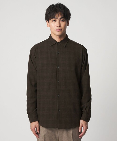 「A DAY IN THE LIFE UNITED ARROWS」 長袖シャツ L ネイビー メンズ_画像5