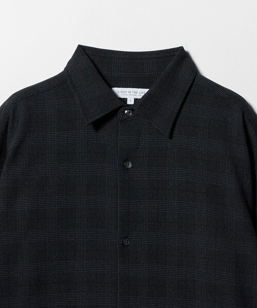 「A DAY IN THE LIFE UNITED ARROWS」 長袖シャツ L ネイビー メンズ_画像9