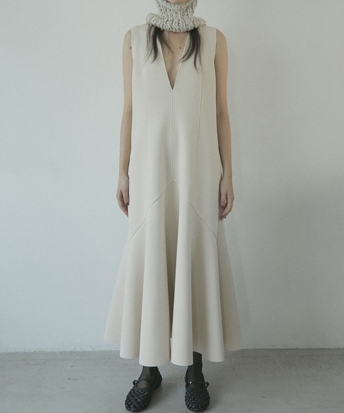 「LE CIEL BLEU」 サロペットスカート 36 ブラック レディース_画像3