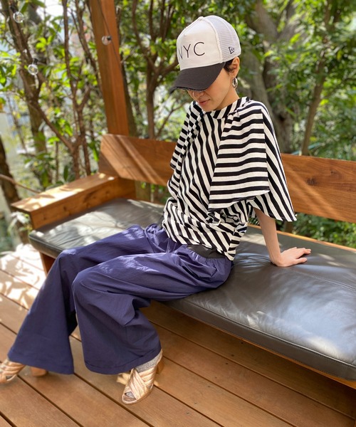 「AVIE」 パンツ 38 オレンジ レディース_画像2