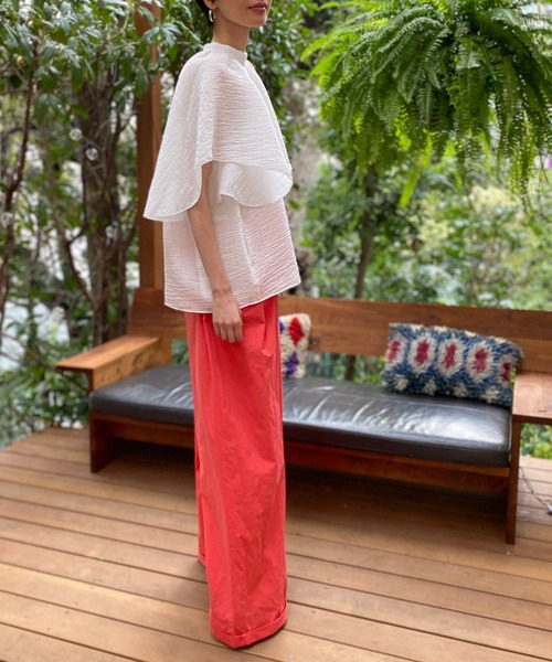 「AVIE」 パンツ 38 オレンジ レディース_画像4