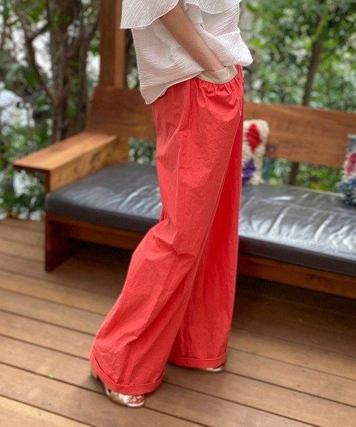 「AVIE」 パンツ 38 オレンジ レディース_画像6