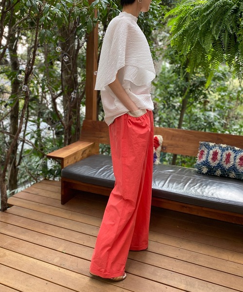 「AVIE」 パンツ 38 オレンジ レディース_画像7