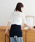 tシャツ シアーリブ5分袖「WEB限定カラーあ...の詳細画像4