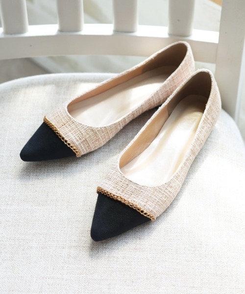 「VIVIAN」 パンプス 24.5 クリアブラック レディース_画像3