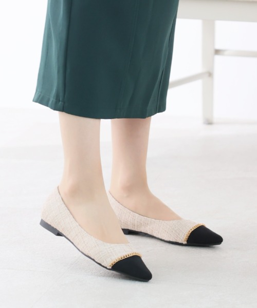 「VIVIAN」 パンプス 24.5 クリアブラック レディース_画像6