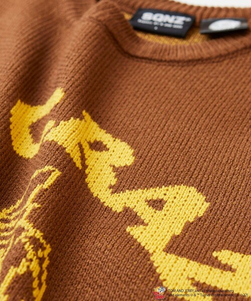 「PUBLUX」 長袖ニット LARGE グレー メンズ_画像3