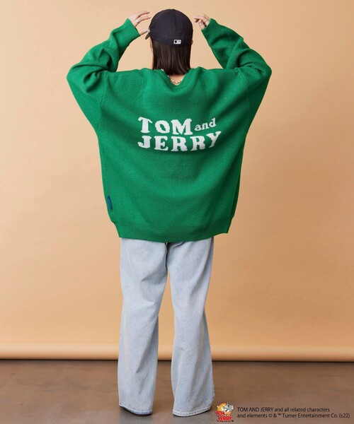 「PUBLUX」 長袖ニット LARGE グレー メンズ_画像4