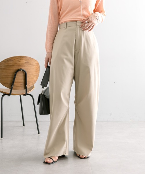 「mystic」 スラックス 0 チャコールグレー レディース_画像7