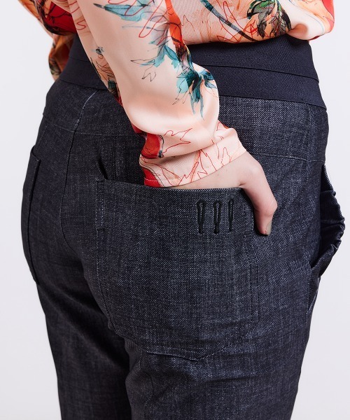 「Sov.」 イージーパンツ 34 ブラック レディース_画像8