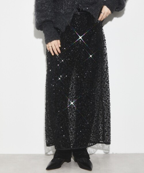 「Firsthand」 フリルスカート FREE ブラック レディース_画像4