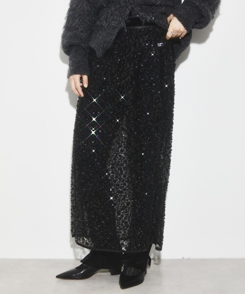 「Firsthand」 フリルスカート FREE ブラック レディース_画像6