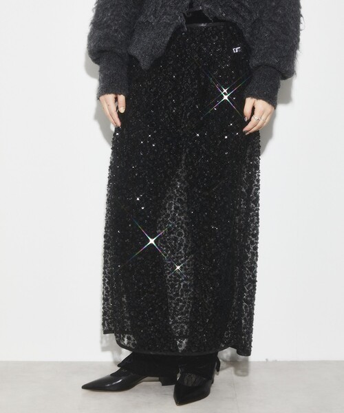 「Firsthand」 フリルスカート FREE ブラック レディース_画像7