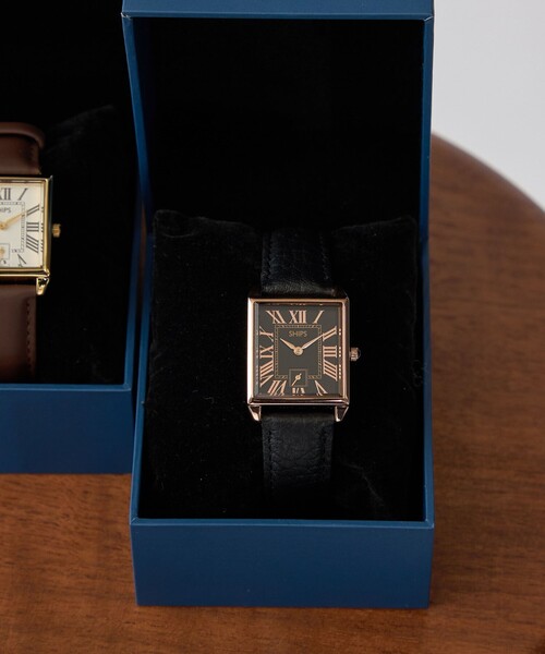 SHIPS（シップス） 腕時計 「WEB限定」SHIPS: スクエア Dバックル