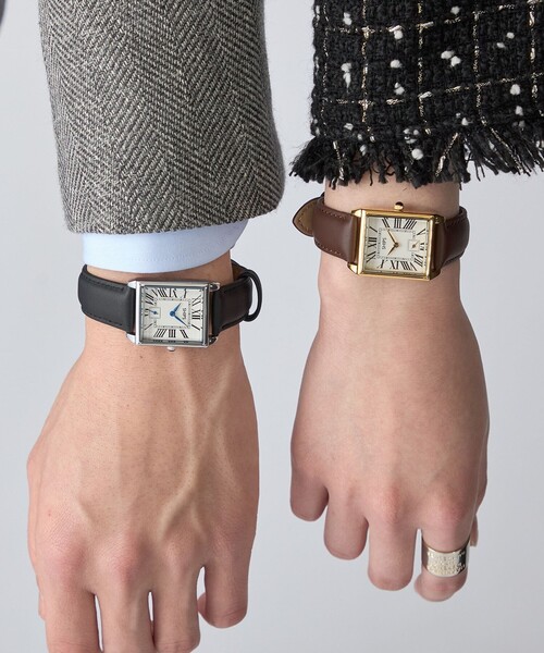 SHIPS（シップス） 腕時計 「WEB限定」SHIPS: スクエア Dバックル
