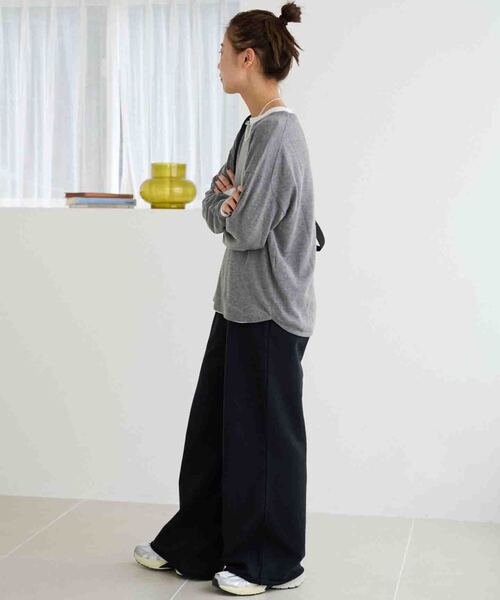 「JOURNAL STANDARD relume」 長袖ニット FREE グレー レディース_画像5