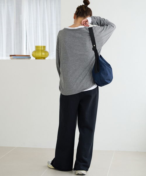 「JOURNAL STANDARD relume」 長袖ニット FREE グレー レディース_画像7