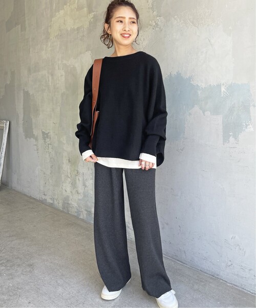 「Spick & Span」 スラックス FREE チャコールグレー レディース_画像4