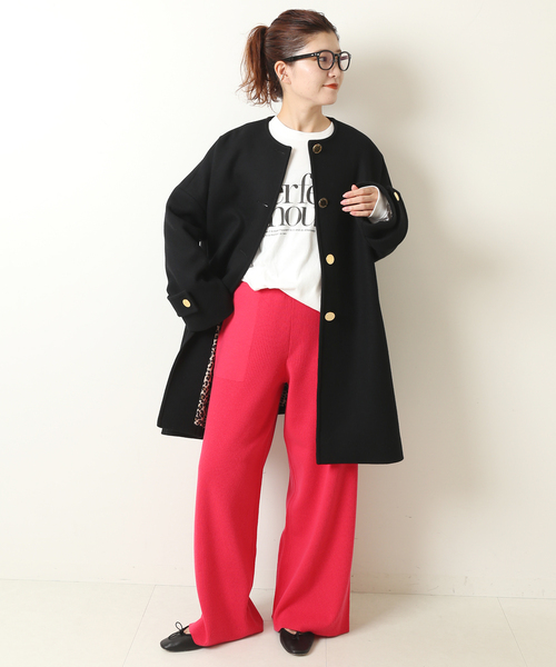 「Spick & Span」 スラックス FREE チャコールグレー レディース_画像8