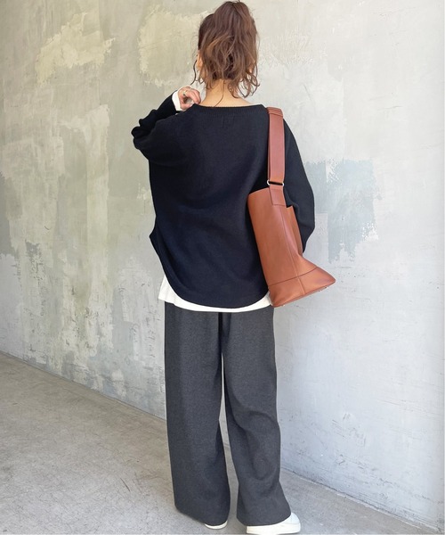 「Spick & Span」 スラックス FREE チャコールグレー レディース_画像9