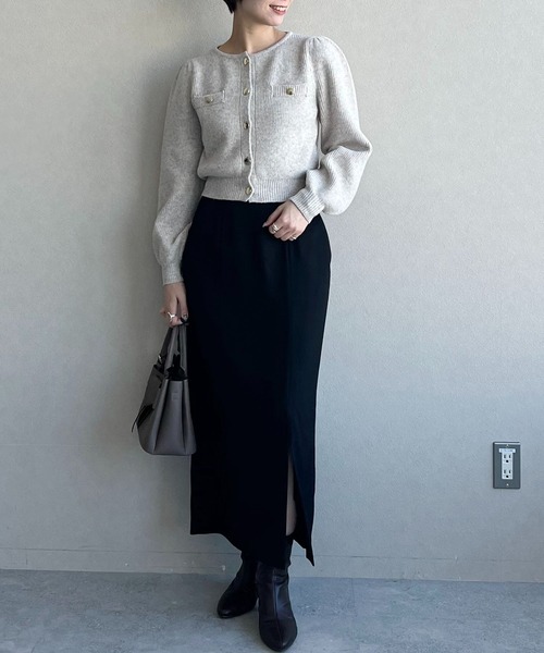 「mysty woman」 コンビワンピース FREE アイボリー レディース_画像4