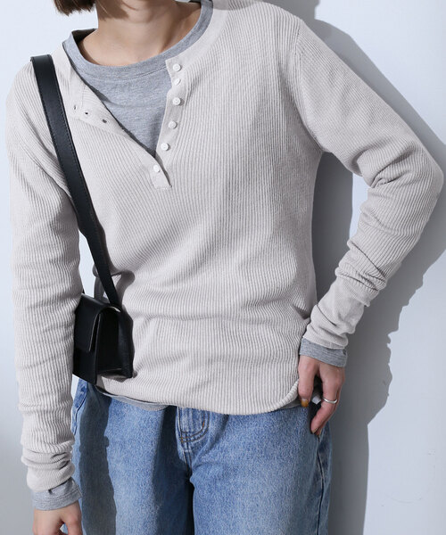 「SLOBE IENA」 長袖ニット - ホワイト レディース_画像6