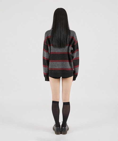 「FTW」 長袖ニット SMALL グレー メンズ_画像3