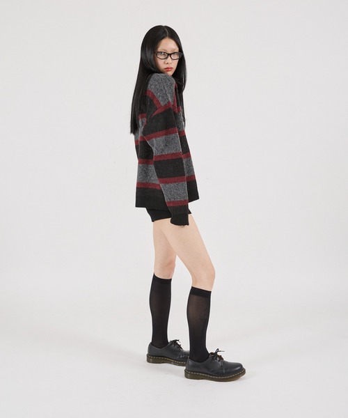 「FTW」 長袖ニット SMALL グレー メンズ_画像5