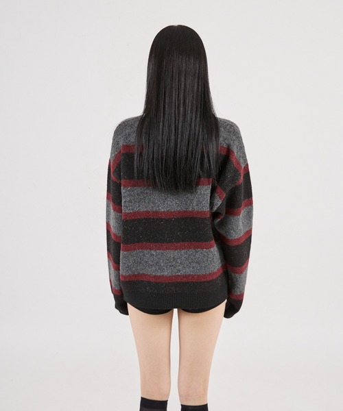 「FTW」 長袖ニット SMALL グレー メンズ_画像9