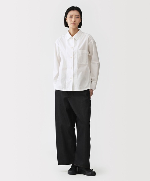MUJI Labo ブラウス シャツ 「MUJI Labo」婦人 コットンオーバーシャツ
