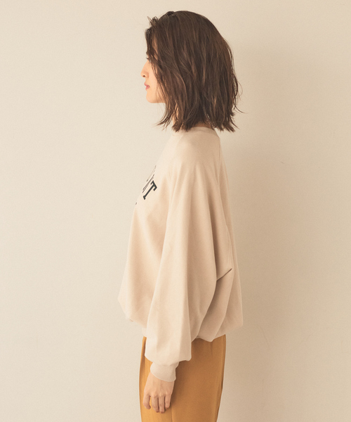 「abahouse mavie」 スウェットカットソー フリー アイボリー レディース_画像5