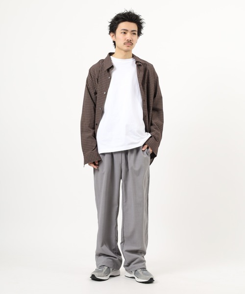 チノパン 薄手 無地 ルーズ パンツ メンズ レディース : ZOZOTOWN