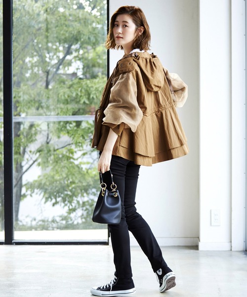 「RUIRUE BOUTIQUE」 ブルゾン M ベージュ レディース_画像2