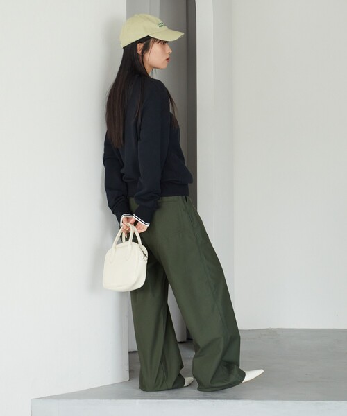 「FREAK'S STORE」 「FRED PERRY」スウェットカットソー SMALL ナチュラル レディースの画像