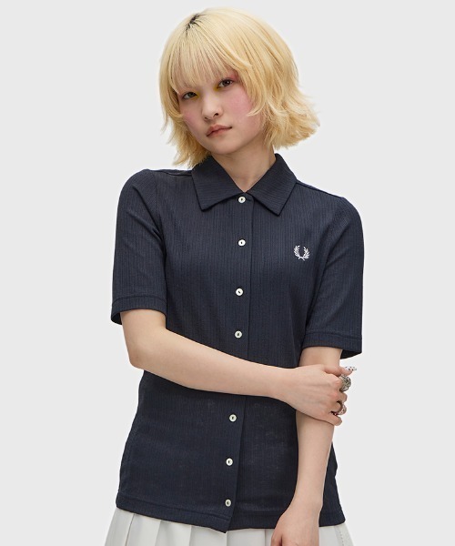 FRED PERRY（フレッドペリー） ポロシャツ ポロ Button Through Sheer